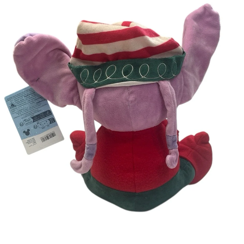 Disney Angel Plush NWT Christmas‎ Elf Outfit Lilo & Stitch Sharing Christmas
